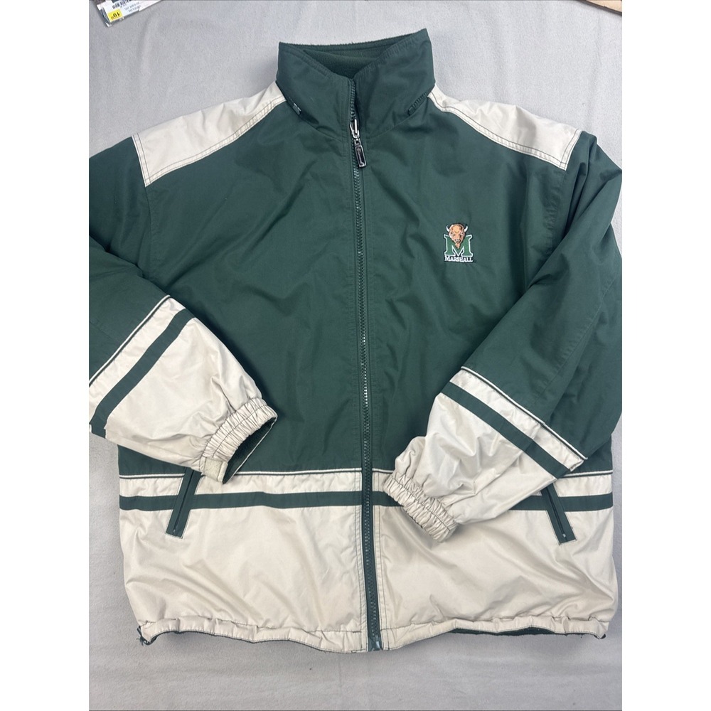 Cheneral Marshall Thundering Herd Reversible Jacket Full Zip Men's XL